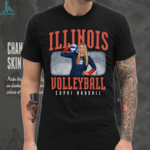 NIL Store Illinois Volleyball Sophi Randall Illustrated T Shirt