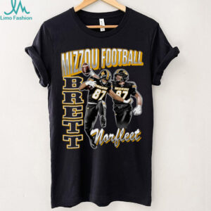 NIL Store Mizzou Football Brett Norfleet Pepper Illustrated T Shirt