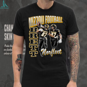 NIL Store Mizzou Football Brett Norfleet Pepper Illustrated T Shirt
