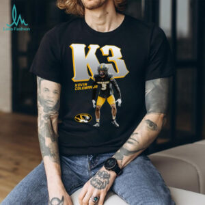 NIL Store Mizzou Football Kevin Coleman Jr Illustrated T Shirt