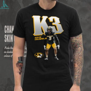 NIL Store Mizzou Football Kevin Coleman Jr Illustrated T Shirt