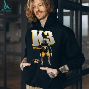 NIL Store Mizzou Football Kevin Coleman Jr Illustrated T Shirt