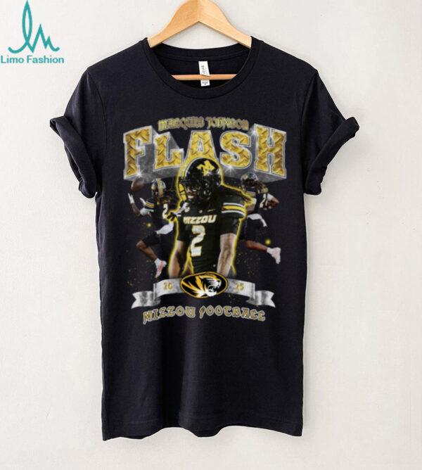 NIL Store Mizzou Football Marquis Johnson Pepper 90s Graphic T Shirt