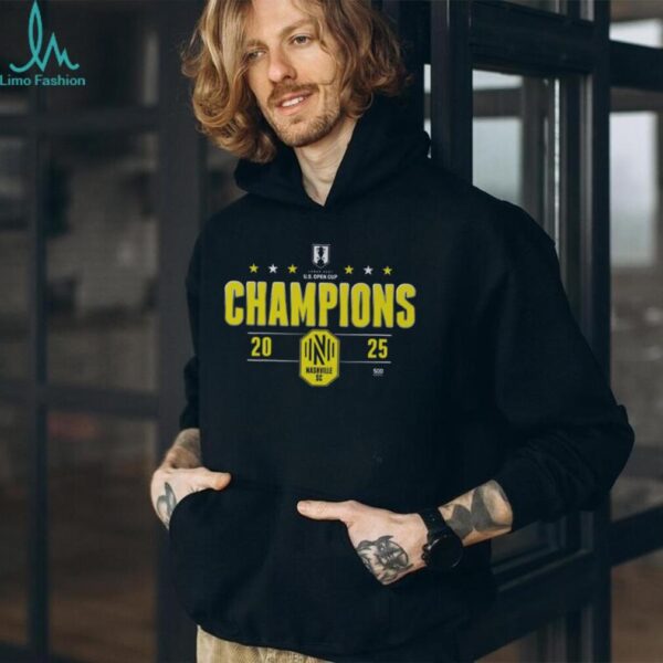 Nashville SC 500 Level 2025 Lamar Hunt U.S. Open Cup Champions T Shirt