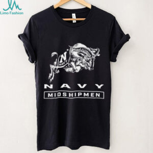 Navy Midshipmen Shop Navy Midshipmen Stack Stretch Performance T Shirt