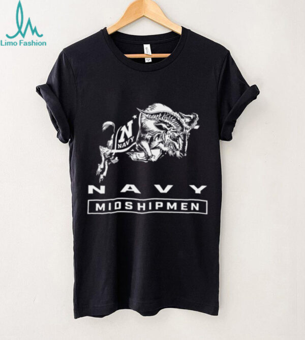 Navy Midshipmen Shop Navy Midshipmen Stack Stretch Performance T Shirt