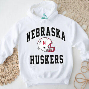 Nebraska Cornhuskers Football Helmet Number One Shirt