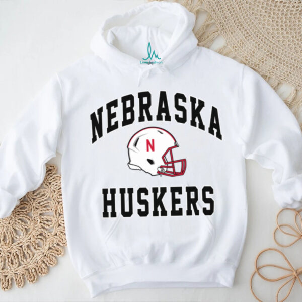 Nebraska Cornhuskers Football Helmet Number One Shirt