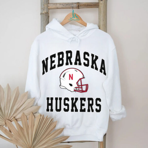 Nebraska Cornhuskers Football Helmet Number One Shirt