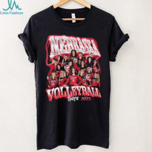 Nebraska Huskers 2025 Volleyball Team Picture T shirt