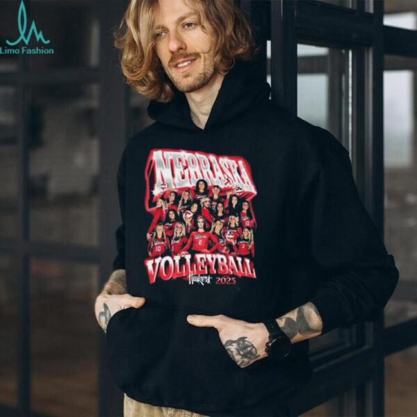 Nebraska Huskers 2025 Volleyball Team Picture T shirt