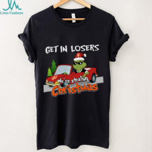 New York Mets Grinch Christmas T Shirt Get In Losers We’re Stealing Christmas Holiday Tee