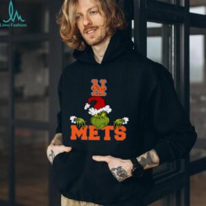 New York Mets Logo Baseball Grinch Christmas T Shirt