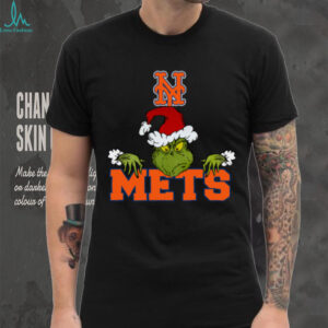 New York Mets Logo Baseball Grinch Christmas T Shirt