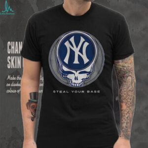 New York Yankees Steal Your Base Grateful Dead skull MLB shirt