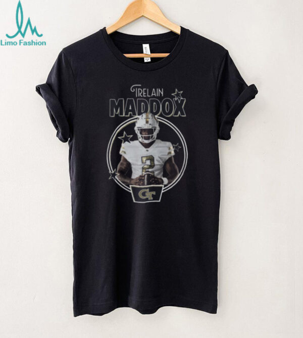 NfL Store Georgia Tech Football Trelain Maddox Illustrated T Shirt
