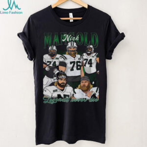 Nick Mangold New York Jets NFL Football 1984 2025 RIP Legends never Die graphic shirt
