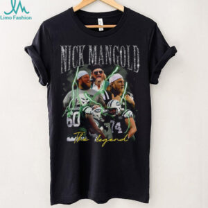 Nick Mangold New York Jets NFL Football 1984 2025 The Legends storm graphic shirt