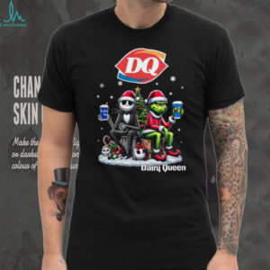 Nightmare Before Christmas Grinch Santa Hat DQ Blizzard T Shirt