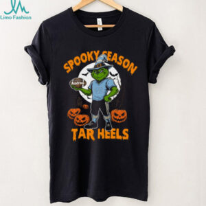North Carolina Tar Heels Halloween Tee – Spooky Season NCAA Football Shirt – Custom Name Grinch Fan Gear