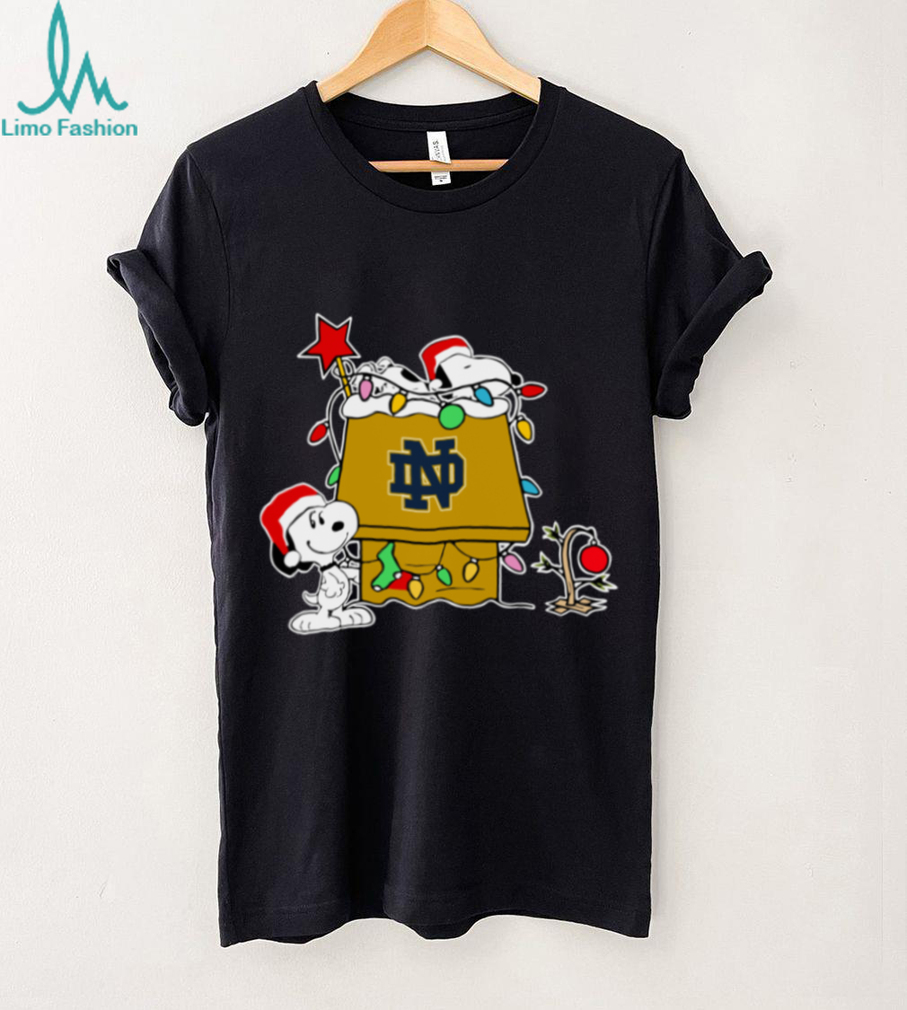 Notre Dame Fighting Irish Football Snoopy Christmas Holiday 2025 T Shirt Notre Dame Fighting Irish Football Snoopy Christmas Holiday 2025 T Shirt