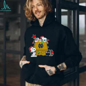 Notre Dame Fighting Irish Football Snoopy Christmas Holiday 2025 T Shirt
