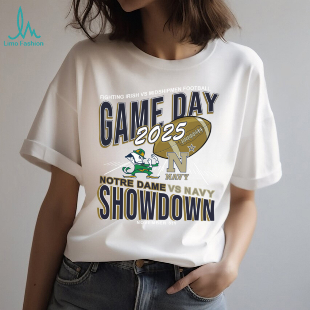 Notre Dame vs Navy Football Tee Fighting Irish Game Day Shirt Notre Dame vs Navy Football Tee Fighting Irish Game Day Shirt