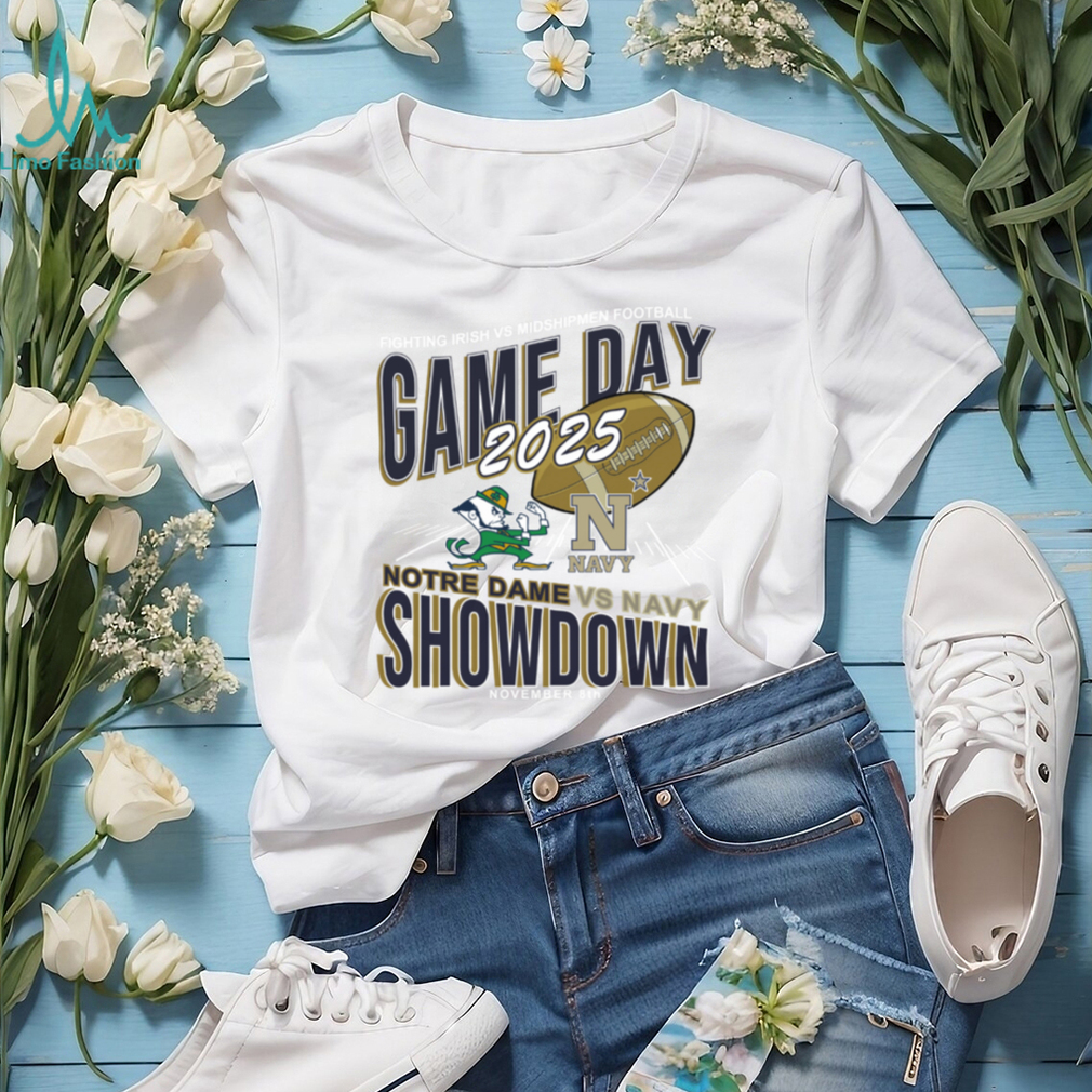 Notre Dame vs Navy Football Tee Fighting Irish Game Day Shirt Notre Dame vs Navy Football Tee Fighting Irish Game Day Shirt