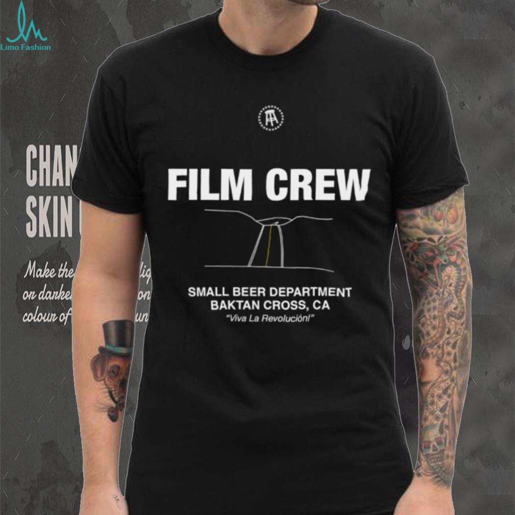 OBAA Film Crew Small Beer Department Baktan Cross Shirt OBAA Film Crew Small Beer Department Baktan Cross Shirt
