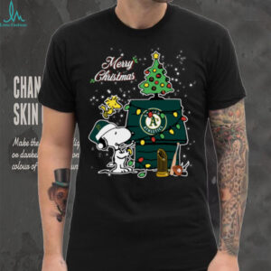 Oakland Athletics Merry Christmas With Snoopy Baby T Shirt