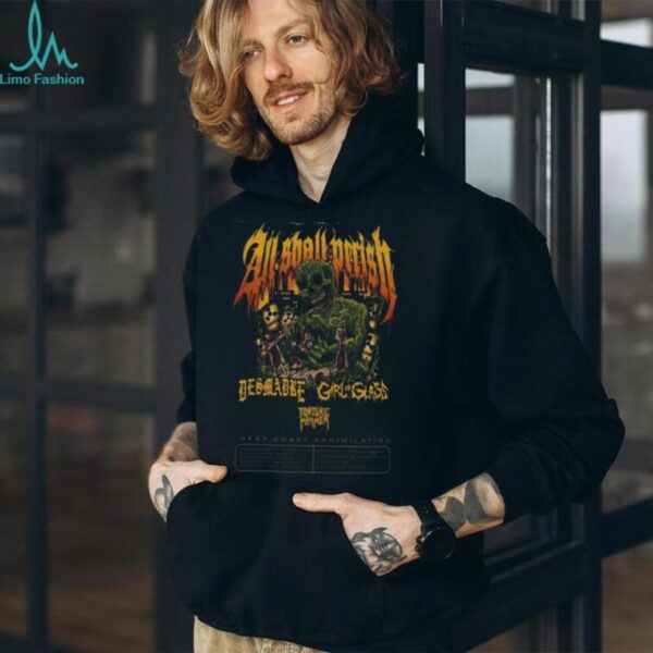 Official All Shall Perish West Coast Annihilation October 2025 Poster Shirt