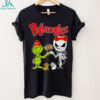 Official Outback Steakhouse Merch Grinch And Jack Skellington Fist Bump Outback Steakhouse Halloween Hoodie