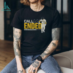 Official Call Ended William Contreras Call Ended MLB Slash Line Signature t shirt