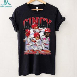 Official Cincy Shirt Store Cincinnati Rollin' on the River Baseball Shirt