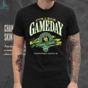 Official College GameDay Oregon Ducks Football NCAA Autzen Stadium Eugene OR 2025 t shirt