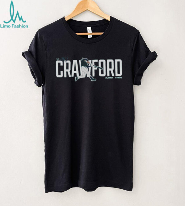 Official JP Crawford Seattle Mariners MLB Slash Line Signature Painting t shirt