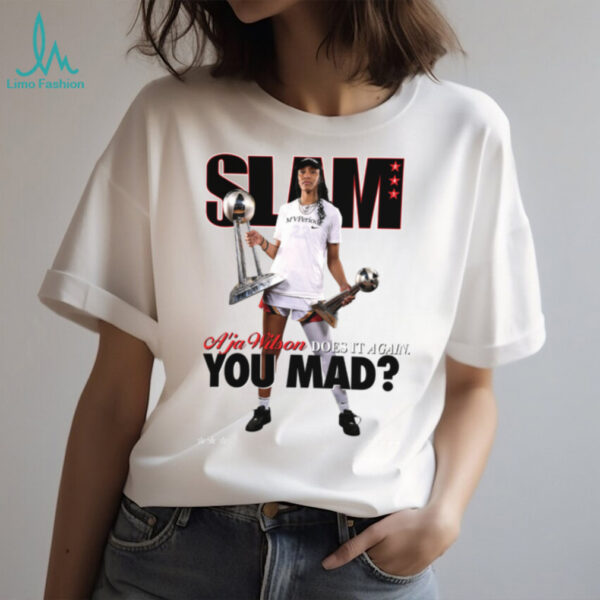 Official Las Vegas Aces A’ja Wilson SLAM Cover T Shirt
