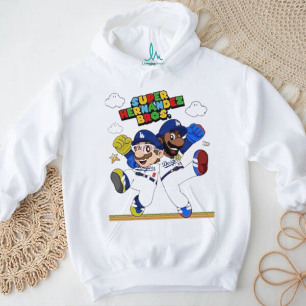 Official Lets Go Dodgers Super Hernandez Bros New Shirt