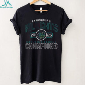 Official Lynchburg Hillcats 2025 Carolina League Champions T Shirt