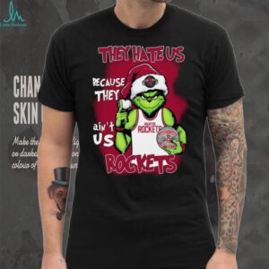 Official NBA The Grinch They Hate Us Because They Ain’t Us Houston Rockets Christmas Shirt