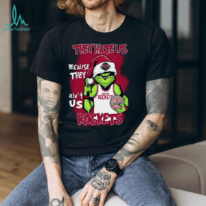 Official NBA The Grinch They Hate Us Because They Ain’t Us Houston Rockets Christmas Shirt