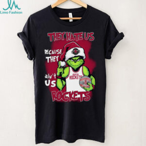 Official NBA The Grinch They Hate Us Because They Ain’t Us Houston Rockets Christmas Shirt