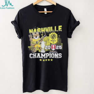 Official Nashville SC 2025 US Open Cup Champions Celebrating Shirt