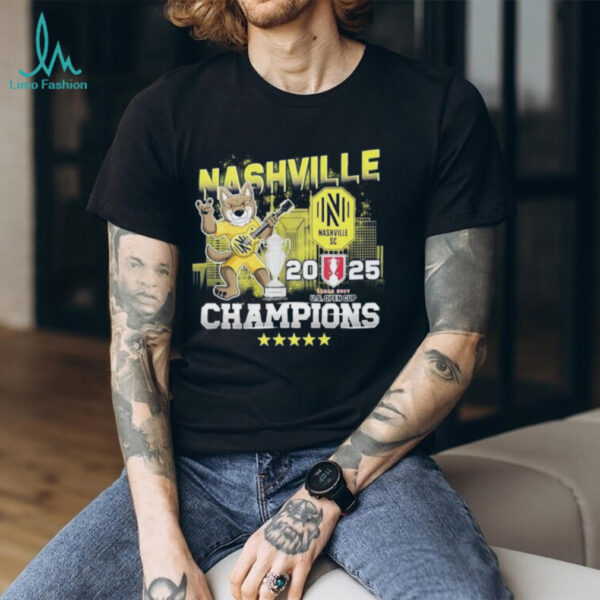 Official Nashville SC 2025 US Open Cup Champions Celebrating Shirt