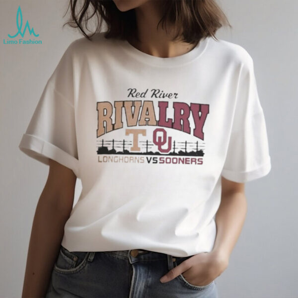 Official Texas Longhorns vs Oklahoma Sooners Red River Rivalry 2025 Tee Shirt