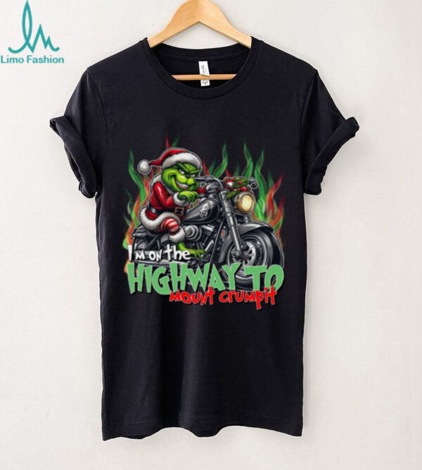 Official The Grinch I’m On The Highway To Mount Crumpit Merry Christmas Hoodie