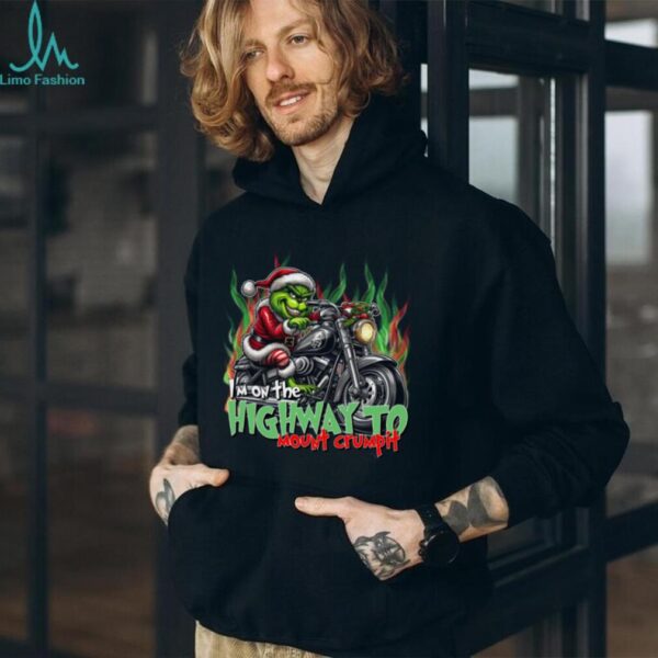 Official The Grinch I’m On The Highway To Mount Crumpit Merry Christmas Hoodie
