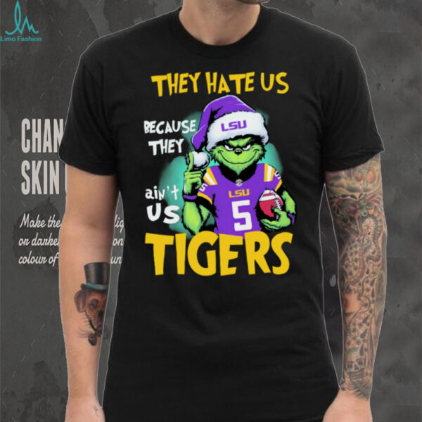 Official The Grinch They Hate Us Because Ain’t Us LSU Tigers Christmas Shirt