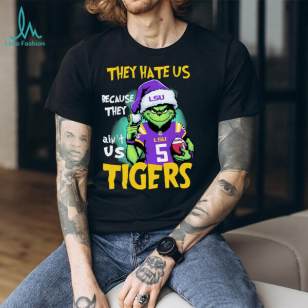 Official The Grinch They Hate Us Because Ain’t Us LSU Tigers Christmas Shirt