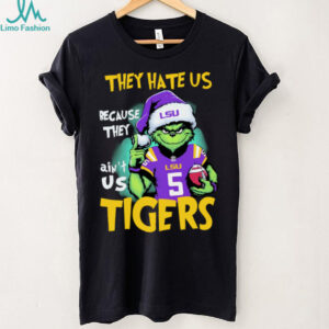 Official The Grinch They Hate Us Because Ain’t Us LSU Tigers Christmas Shirt
